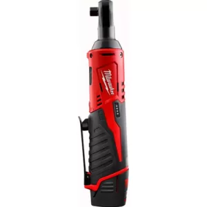 Milwaukee M12 12-Volt 3/8 in. Lithium-Ion Cordless Ratchet Kit with 1.5Ah Battery, Charger and Tool Bag