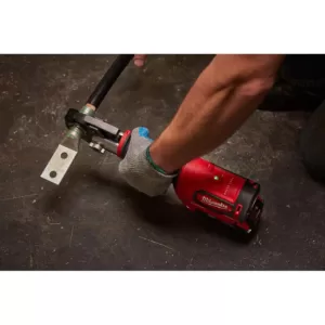 Milwaukee M18 18-Volt Lithium-Ion Cordless FORCE LOGIC 600 MCM Crimper Kit with 750 MCM Cu/1000 MCM Al Cable Cutting Jaw