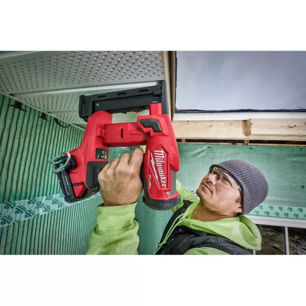 Milwaukee M18 FUEL 18-Volt Lithium-Ion Brushless Cordless 18-Gauge 1/4 in. Narrow Crown Stapler (Tool-Only)