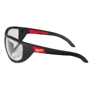 Milwaukee M18 FUEL 1/4 in. 18-Volt 18-Gauge Lithium-Ion Brushless Narrow Crown Stapler and Clear Performance Safety Glasses