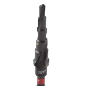 Milwaukee 3/16 in. - 1/2 in. x 1/16 in. #2 Shockwave Impact Duty Titanium Step Bit