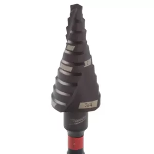 Milwaukee 3/16 in. - 3/4 in. #3 Shockwave Impact Duty Titanium Step Bit