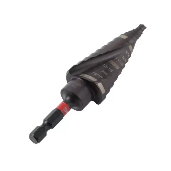 Milwaukee 1/8 in. - 1 in. #8 Shockwave Impact Duty Titanium Step Bit