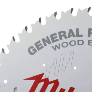 Milwaukee 10 in. x 40-Tooth General Purpose Circular Saw Blade