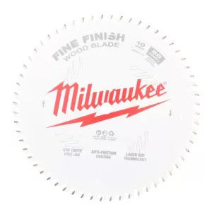 Milwaukee 10 in. x 40-Tooth and 60-Tooth Circular Saw Blades (2-Pack)