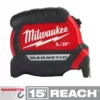 Milwaukee 8 m/26 ft. x 1 in. Compact Magnetic Tape Measure with 15 ft. Reach