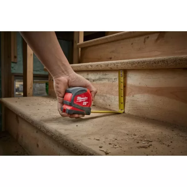 Milwaukee 25 ft. Compact Tape Measure W/ Jobsite Straight Scissors