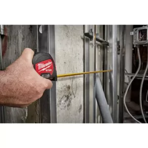 Milwaukee 25 ft. x 1.3 in. Gen II STUD Magnetic Tape Measure with 14 ft. Standout (2-Pack)