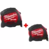 Milwaukee 25 ft. and 16 ft. STUD Tape Measure (2-Pack)