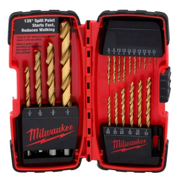 Milwaukee Titanium Drill Bit Set (20-Piece)