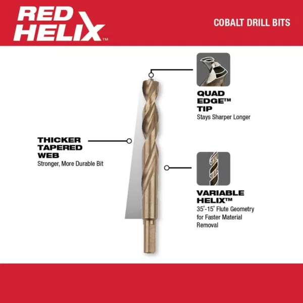 Milwaukee 3/8 in. Thunderbolt Cobalt Twist Drill Bit