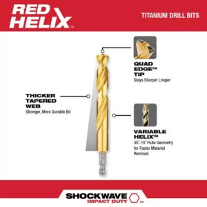 Milwaukee SHOCKWAVE 3/32 in. Titanium Drill Bit