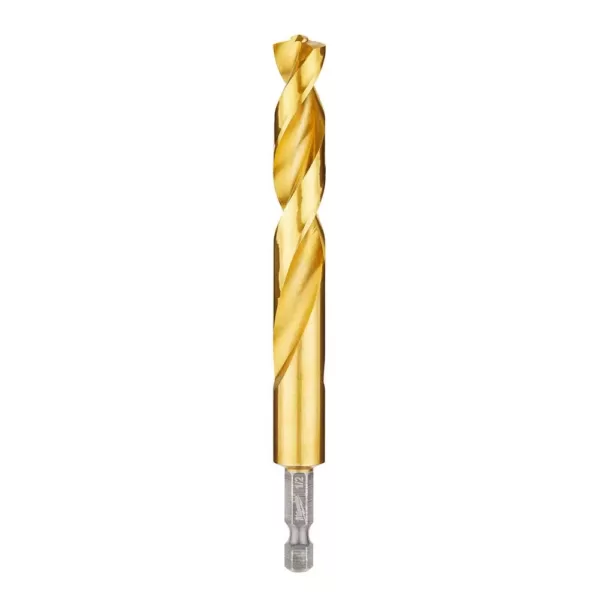 Milwaukee SHOCKWAVE 1/2 in. Titanium Twist Drill Bit