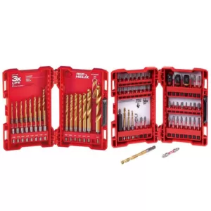 Milwaukee SHOCKWAVE Impact Duty Titanium Drill Bit Set with SHOCKWAVE Bit Set (73-Piece)