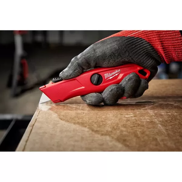 Milwaukee Self-Retracting Utility Knife with Carton Blade