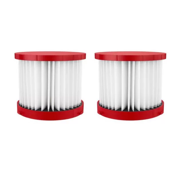 Milwaukee M18 Wet/Dry HEPA Filter (2-Pack)