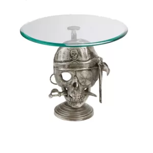 Mind Reader 21 in. Tier Silver Metal Cake Stand Party Cake Display, Cupcake Display