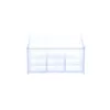 Mind Reader Acrylic Clear with Lid 6-Compartment Pantry Organizer For Kitchen Tea Bag Storage and Organizer Holder