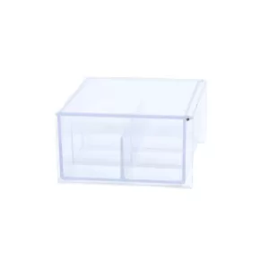 Mind Reader Acrylic Clear with Lid 6-Compartment Pantry Organizer For Kitchen Tea Bag Storage and Organizer Holder