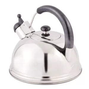 Creative Home Cobra 10.8-Cup Stainless Steel with Whistle Stovetop Tea Kettle