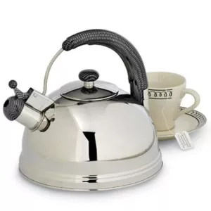 Creative Home Cobra 10.8-Cup Stainless Steel with Whistle Stovetop Tea Kettle