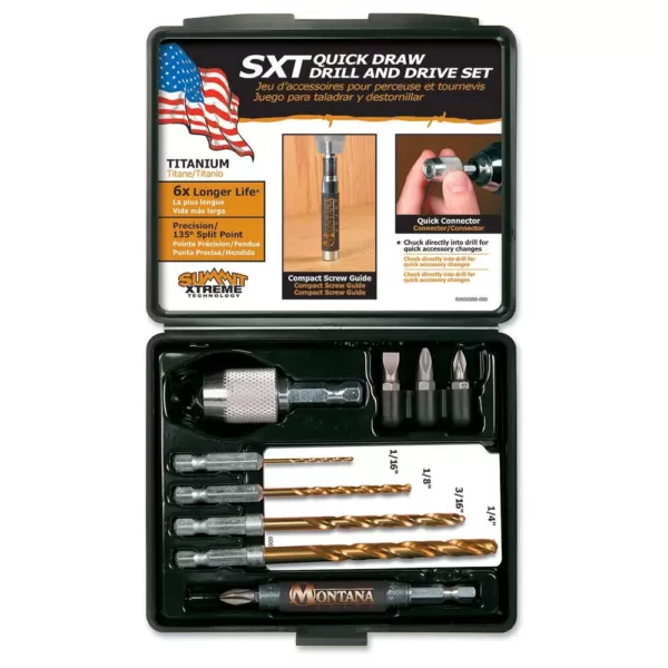 Montana Brand Quick Draw Drill and Drive Set (10-Piece)