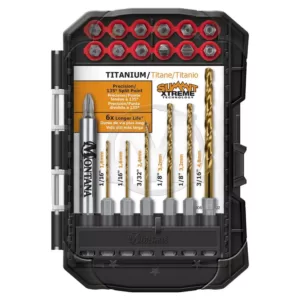 Montana Brand Titanium Drill and Drive Set (20-Piece)