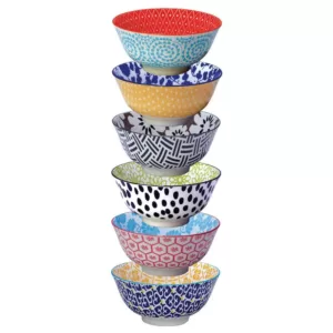 Certified International Chelsea Multi-color Bowls (Set of 6)