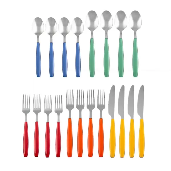 Fiesta Jamboree Multi-Color Version2 18/0 20-Piece Flatware Set (Service for 4)