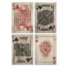 IMAX Leonato 18 in. H x 12.75 in. W Iron Playing Card Wall Decor (Set of 4)