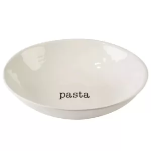 Certified International It's Just Words Multi-Colored 13 in. x 3 in. Pasta Bowl