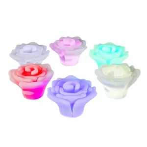 Lavish Home 6-Piece Rose-shaped Flameless LED Light Set