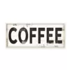 Stupell Industries 7 in. x 17 in. "COFFEE Typography Vintage Sign" by Jennifer Pugh Printed Wood Wall Art