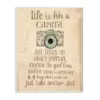 Stupell Industries 12.5 in. x 18.5 in. "Life Is Like A Camera Inspirational" by Katie Doucette Printed Wood Wall Art