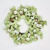 Worth Imports 24 in. Cotton with Lvs Wreath