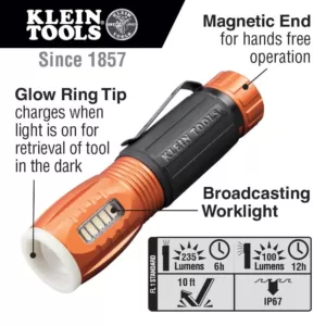 Klein Tools Flashlight with Work Light