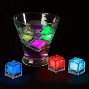 Lavish Home Ice Cube Shaped LED Lights (12-Per Pack)