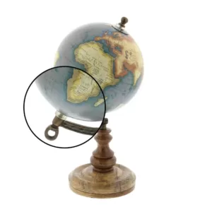 LITTON LANE 10 in. x 5 in. New Traditional Decorative Globe in Multi Colors