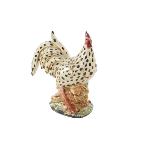 LITTON LANE 14 in. Colorful Rooster Decorative Figurine