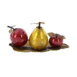 LITTON LANE Elegant Fruit Decorative Sculpture