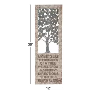 LITTON LANE 12 in. x 36 in. Shabby Chic 