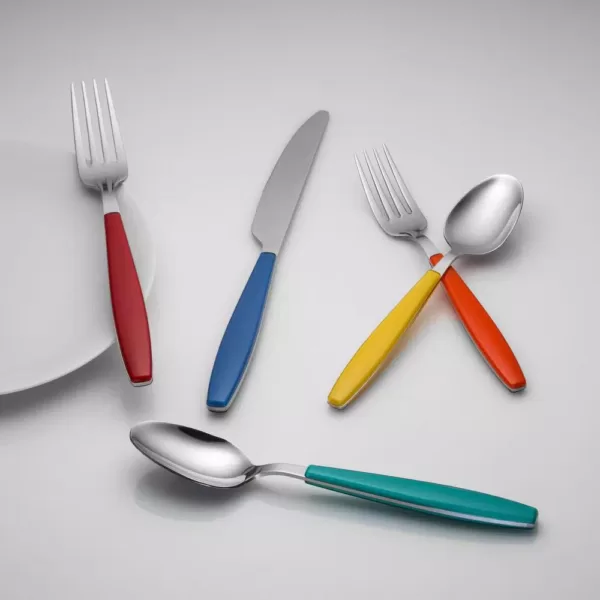 Fiesta 20-Piece Jamboree Multicolor Flatware Set, Service for 4