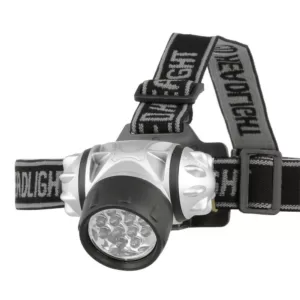 Stalwart 12 LED Head Lamp Plus 6 LED Flashlight Super Set