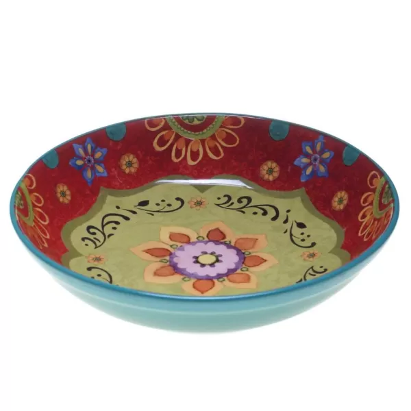 Certified International Tunisian Sunset Pasta and Salad Serving Bowl