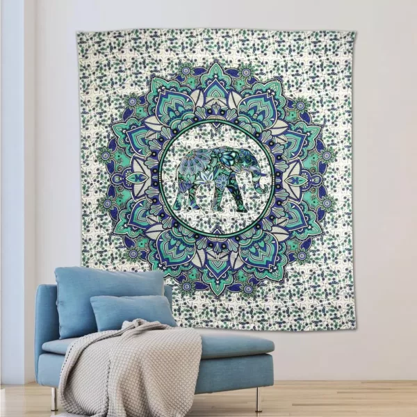 WallPops Ganesha Blue Wall Tapestry