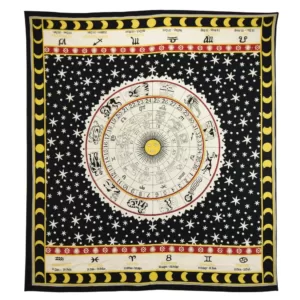 WallPops Nisha Black Wall Tapestry