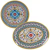 Certified International Portofino 2-Piece Seasonal Multicolored Melamine 14 and 18 in. Platter Set