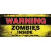 My Door Decor 7 ft. x 16 ft. Zombies Inside Halloween Garage Door Decor Mural for Double Car Garage Car Garage