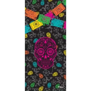 My Door Decor 36 in. x 80 in. Day Of The Dead Halloween Front Door Decor Mural