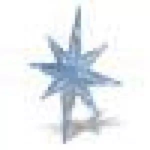 National Tree Company 42 in. Ice Crystal Star with LED Lights